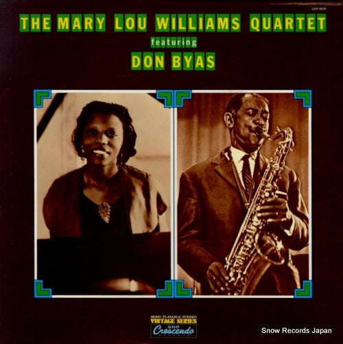 WILLIAMS, MARY LOU the mary lou williams quartet featuring don byas GNP-9030