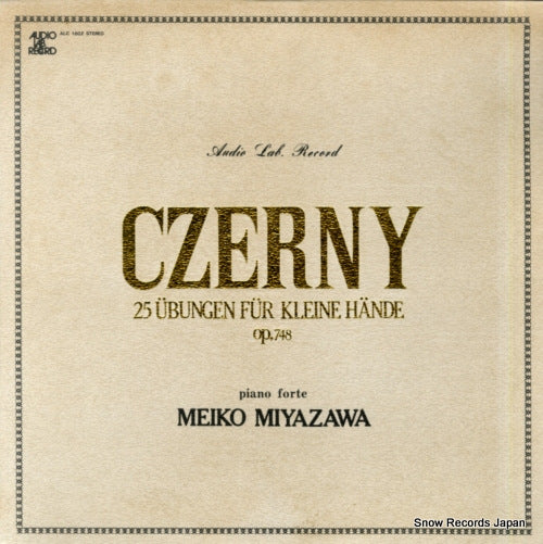 MIYAZAWA, MEIKO czerny; 25 ubungen fur kleine hande op.748 ALC1002