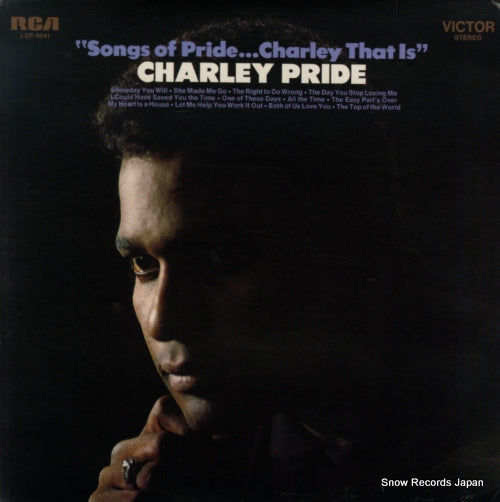 PRIDE, CHARLEY songs of pride...charley that is LSP-4041