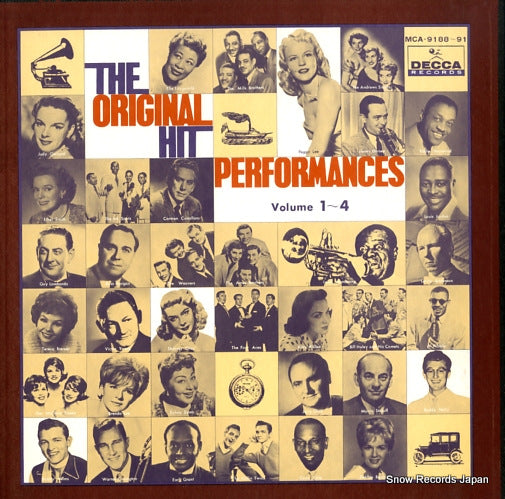V/A the original hit performances volume 1~4 MCA-9188