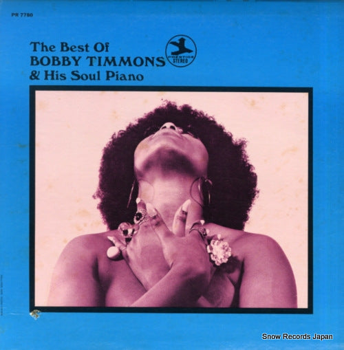 TIMMONS, BOBBY the best of bobby timmons & his solo piano PRST7780