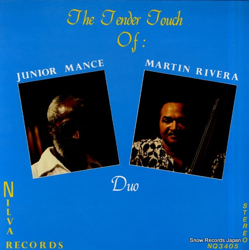 MANCE, JUNIOR the tender touch of junior mance & martin rivera NQ3405