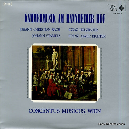 CONCENTUS MUSICUS, WIEN kammermusik am mannheimer hof SR1045