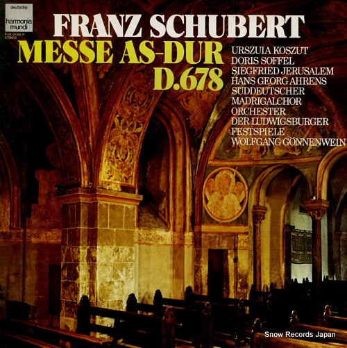 GONNENWEIN, WOLFGANG schubert; messe as-dur d.678 KUX-3166-H