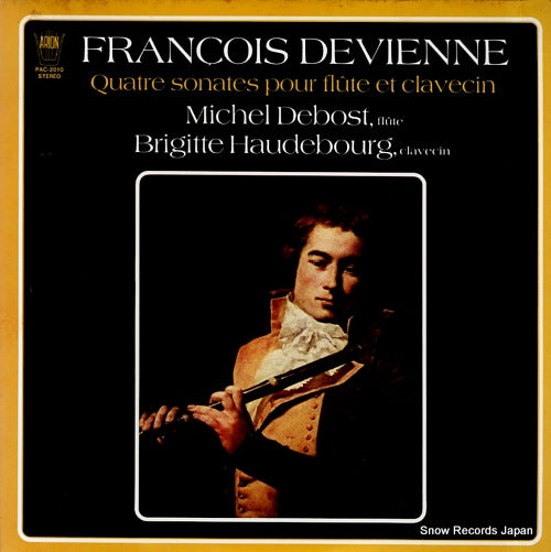 DEBOST, MICHEL devienne; quatre sonates pour flute et clavecin PAC-2010