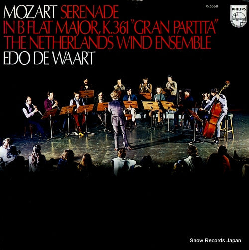 WAART, EDO DE mozart; serenade no.10 "gran partita" X-5668