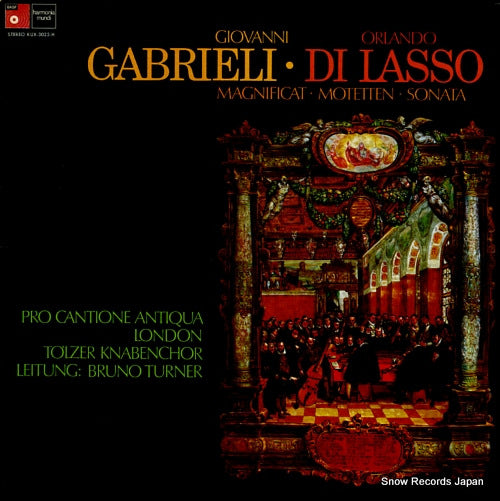 TURNER, BRUNO gabrieli / di lasso; magnificat, motetten, sonata KUX-3025-H