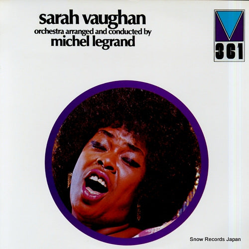 VAUGHAN, SARAH orchestra arranged & conducted by michel legrand 20EL5002