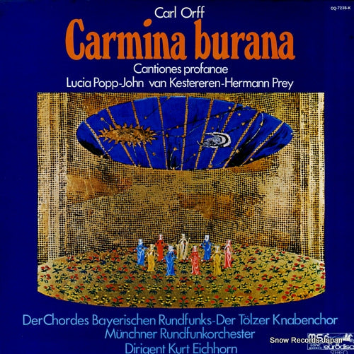 EICHHORN, KURT orff; carmina burana OQ-7238-K