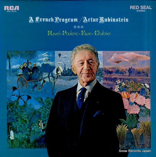 RUBINSTEIN, ARTUR a french program SRA-2835