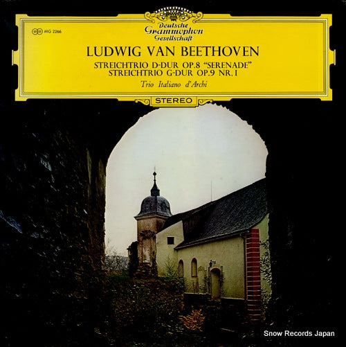 TRIO ITALIANO D'ARCHI beethoven; streichtrio d-dur "serenade" MG2266