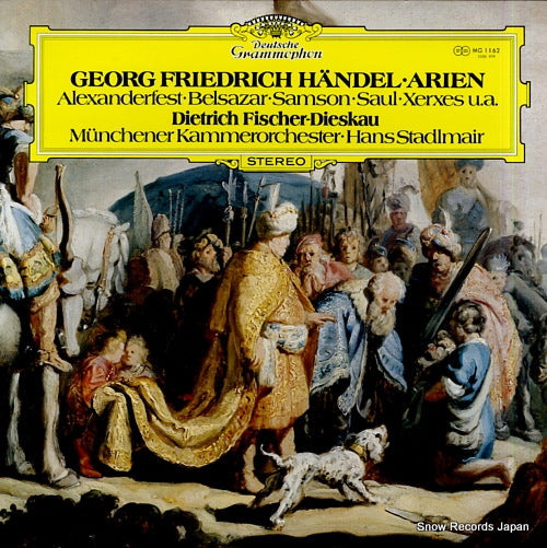 FISCHER-DIESKAU, DIETRICH handel; arien MG1162