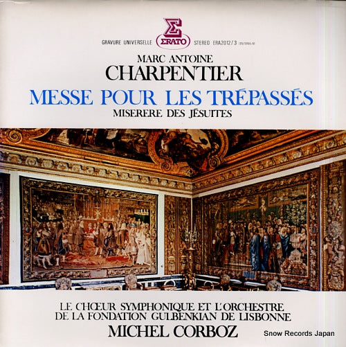 CORBOZ, MICHEL charpentier; messe pour les trepasses ERA2012/3