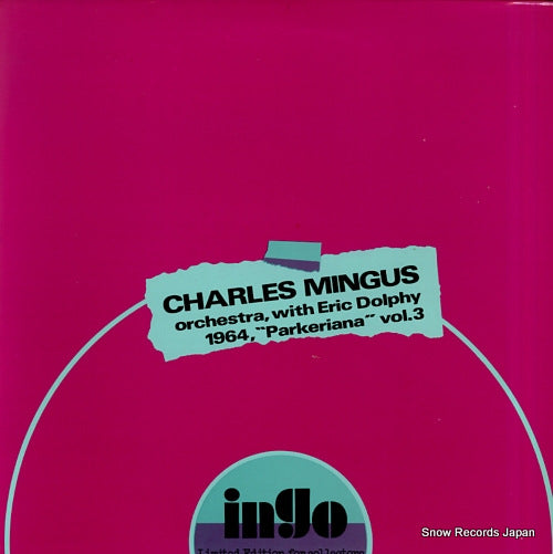 MINGUS, CHARLES charles mingus orchestra with eric dolphy vol.3 INGO-FIFTEEN
