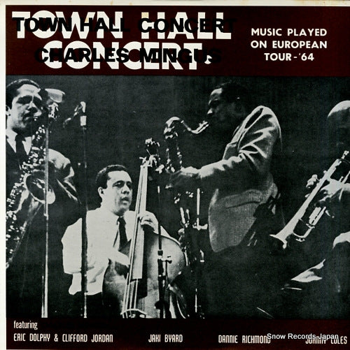 MINGUS, CHARLES town hall concert SMJ-6289