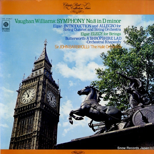 BARBIROLLI, JOHN vaughan williams; symphony no.8 in d minor UDL-3108-Y