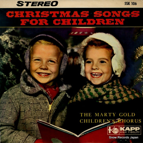 MARTY GOLD CHILDREN'S CHORUS, THE christmas songs for children 5SK106