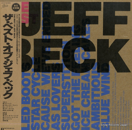 BECK, JEFF the best of jeff beck 28.3P-739