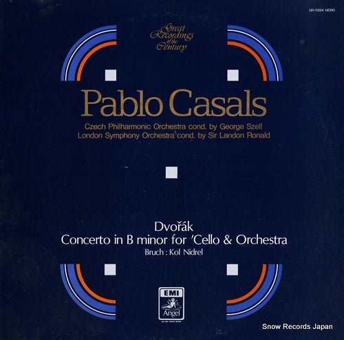 CASALS, PABLO dvorak; concerto in b minor for 'cell & orchestra GR-70004