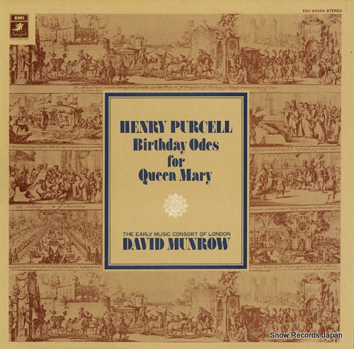 MUNROW, DAVID purcell; birthday odes for queen mary EAC-80294