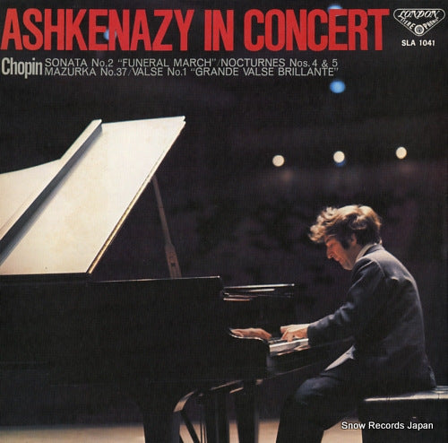 ASHKENAZY, VLADIMIR ashkenazy in concert SLA1041