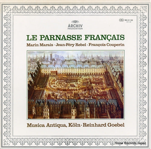 MUSICA AUTIQUA KOLN le parnasse francais MA5138