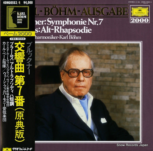 BOHM, KARL bruckner; symphonie nr.7 / brahms; alt-rhapsodie 40MG0583/4