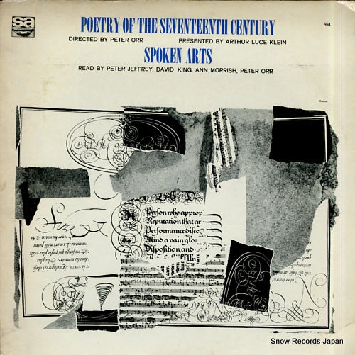 V/A poetry of the seventeenth century SA994