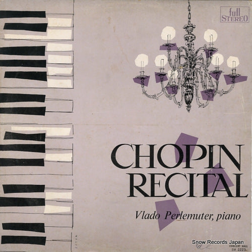 PERLEMUTER, VLADO chopin recital SM-2223