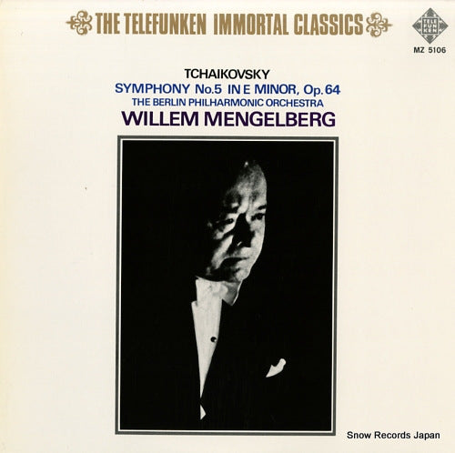 MENGELBERG, WILLEM tchaikovsky; symphony no.5 in e minor, op.64 MZ5106