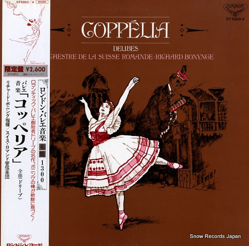 BONYNGE, RICHARD delibes; coppelia GT9303