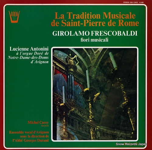 ANTONINI, LUCIENNE frescobaldl: fiori musicali OX-1043-4-AR