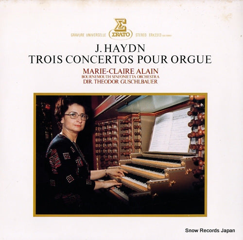 ALAIN, MARIE-CLAIRE haydn; trois concertos pour orgue ERX-2313