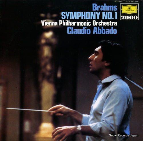 ABBADO, CLAUDIO brahms; symphony no.1 20MG0041