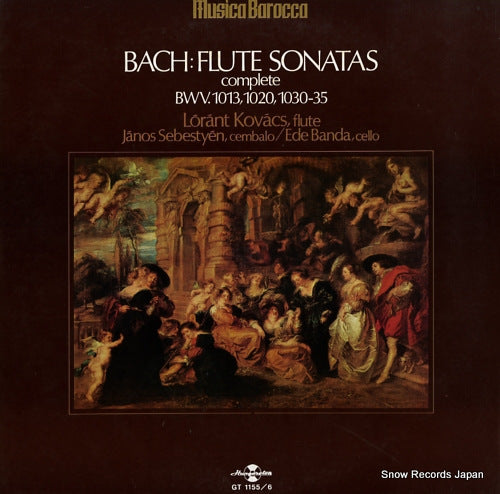 KOVACS, LORANT bach; flute sonatas GT1155