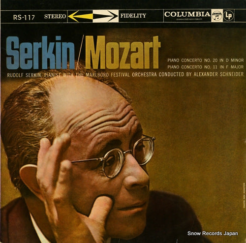 SERKIN, RUDOLF mozart; piano concerto no.20 / no.11 RS-117