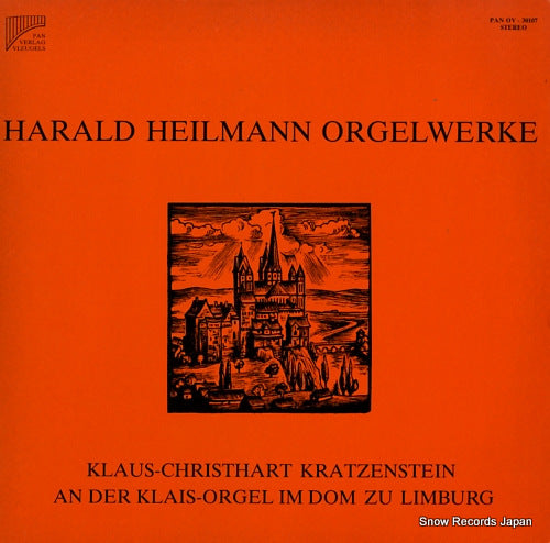 KRATZENSTEIN, KLAUS-CHRISTHART harald heilmann orgelwerke PANOV-30107
