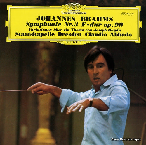ABBADO, CLAUDIO brahms; symphony nr.3 f-dur op.90 MG2425