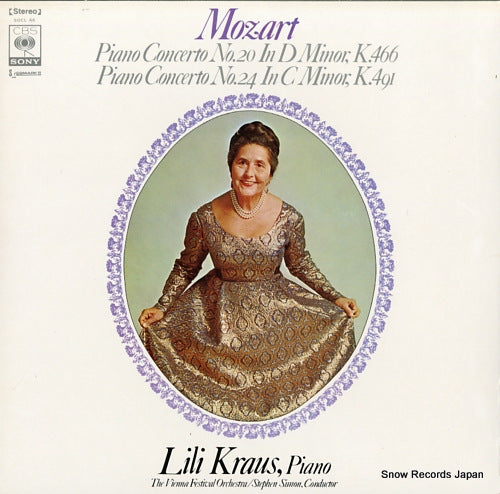 KRAUS, LILI mozart; piano concerto no.20 and no.24 SOCL66