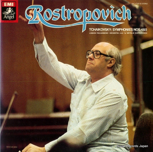 ROSTROPOVICH, MSTISLAV tchaikovsky; symphonies nos.4&5 EAC-47259