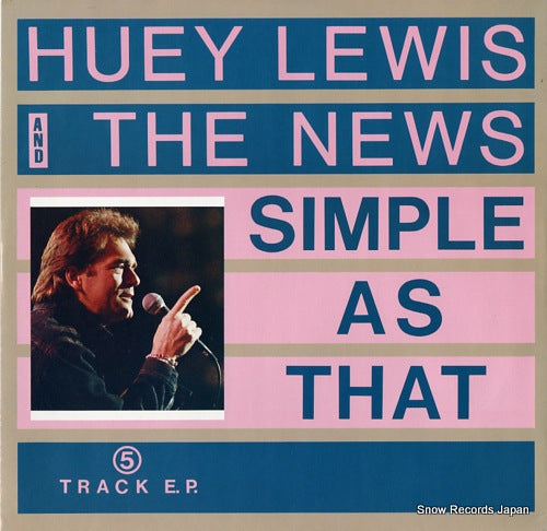 LEWIS, HUEY, AND THE NEWS simple as that HUEYX7