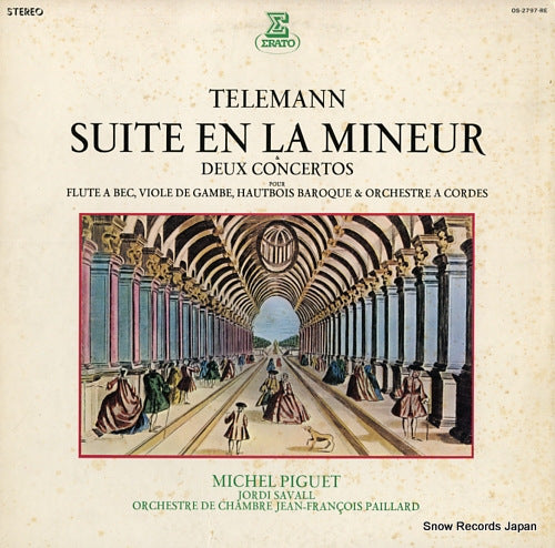 PIGUET, MICHEL telemann; suite en la mineur OS-2797-RE
