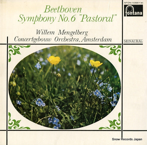 MENGELBERG, WILLEM beethoven; symphony no.6 "pastoral" SFON-10597