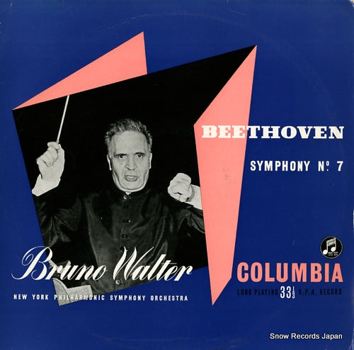 WALTER, BRUNO beethoven; symphony no.7 33CX1120