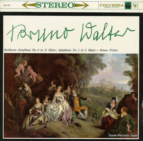 WALTER, BRUNO beethoven; symphony no.2/no.1 OS-191