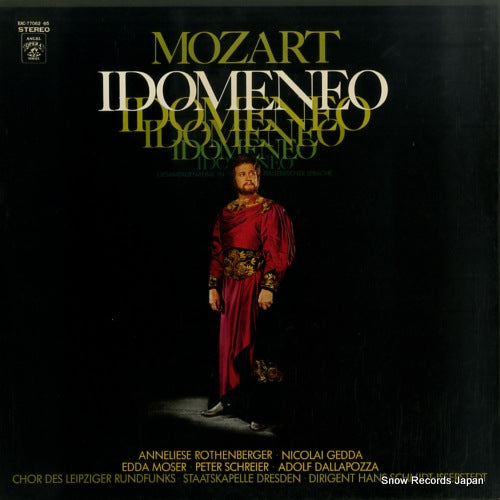 SCHMIDT-ISSERSTEDT, HANS mozart; idomeneo EAC-77062