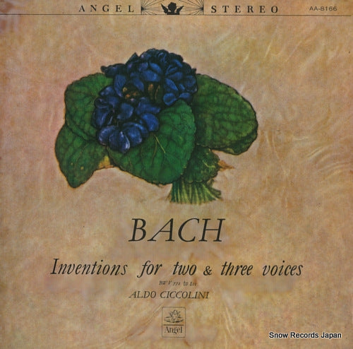 CICCOLINI, ALDO bach; inventions for two & three voices AA-8166