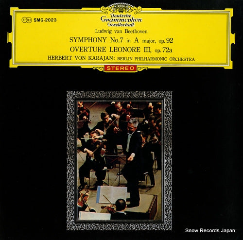 KARAJAN, HERBERT VON beethoven; symphony no.7 in a major, op.92 SMG-2023