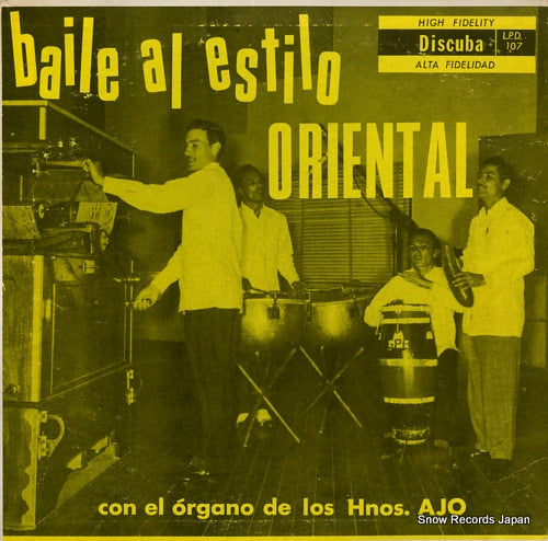 ORGANO HERMANOS AJO baile al estilo oriental LPD107