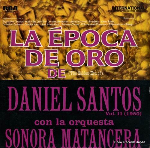 SANTOS, DANIEL la epoca de oro de daniel santos vol.2 FSP-230